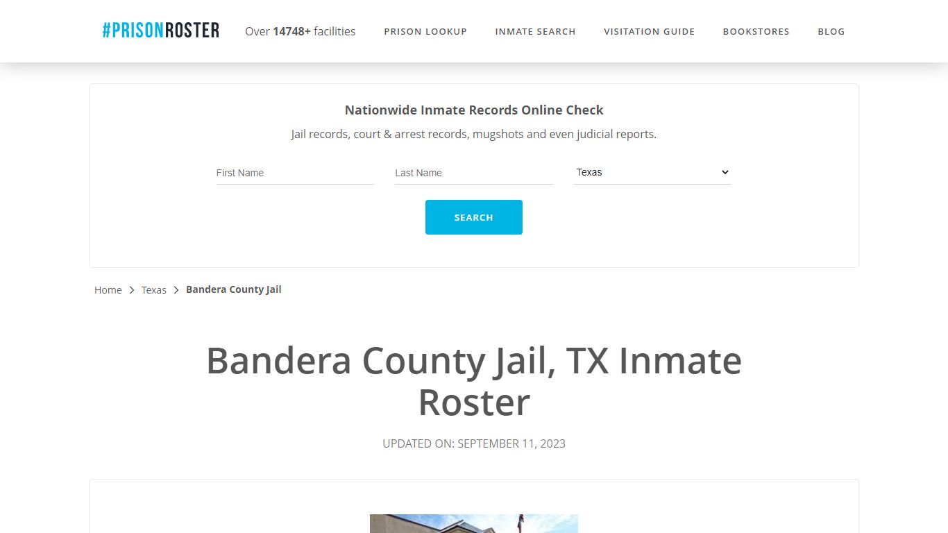 Bandera County Jail, TX Inmate Roster - Prisonroster